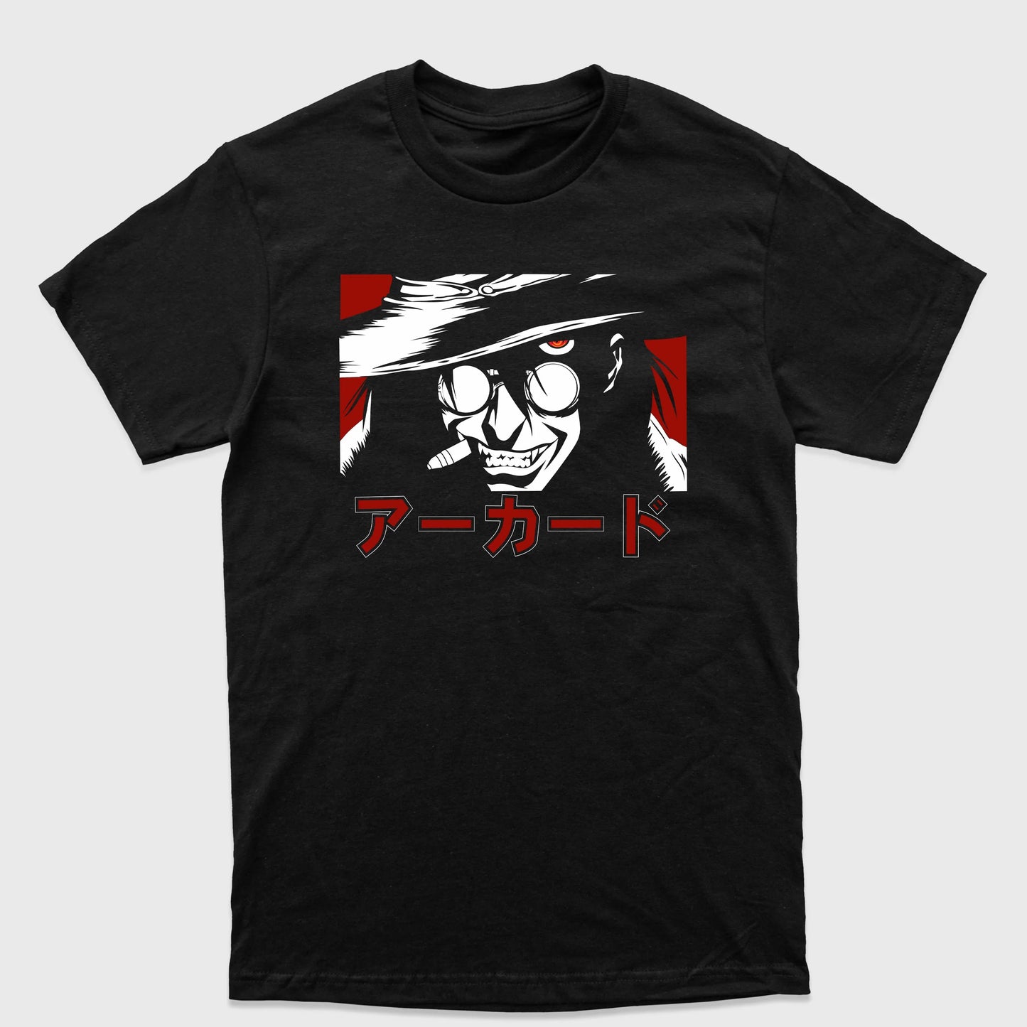 Camiseta Básica Alucard Vampire Hellsing-preto