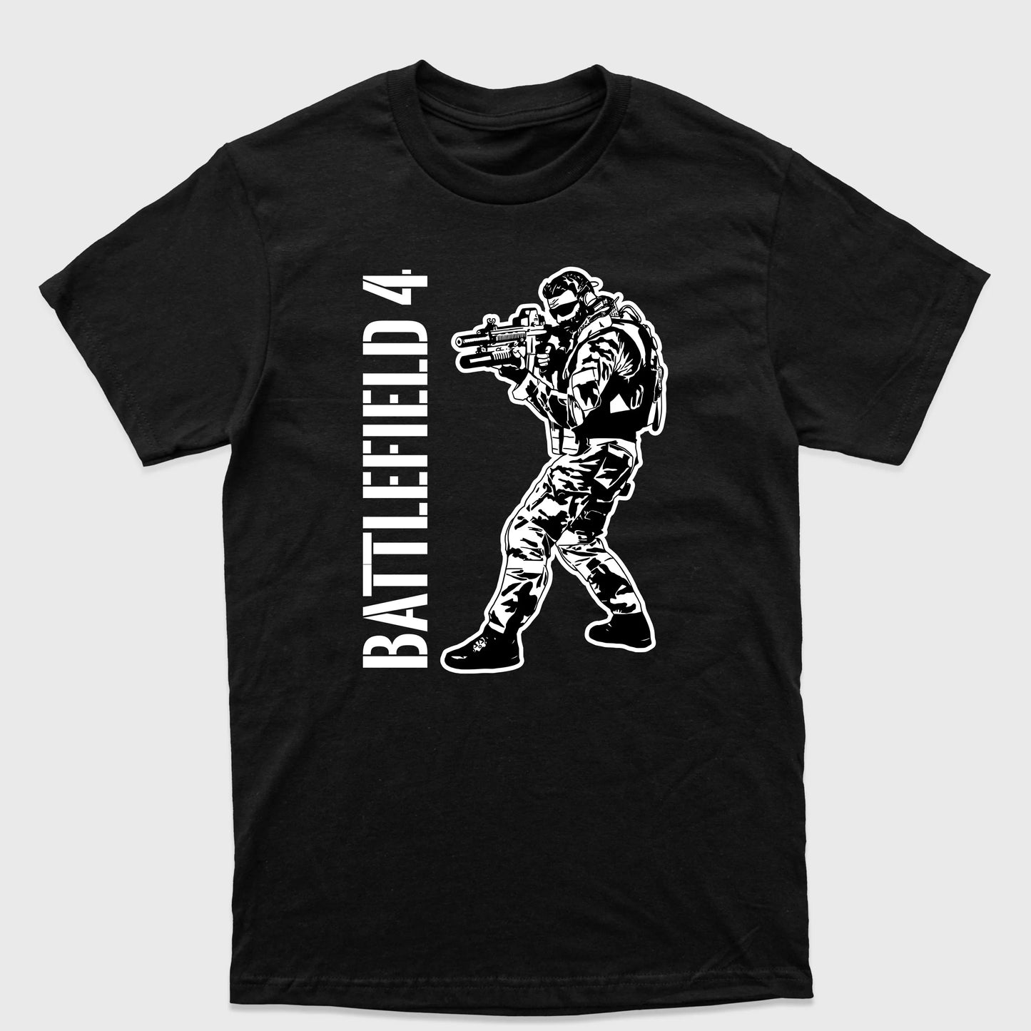 Camiseta Básica Battlefield 4 Soldier