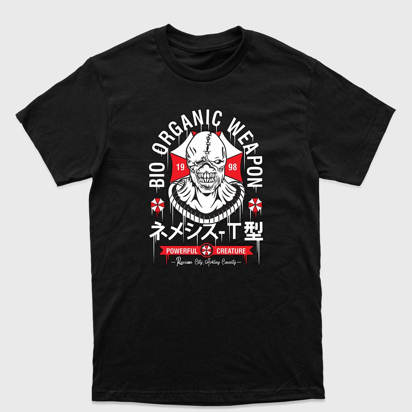 Camiseta Básica Bio Organic Weapon Resident Evil