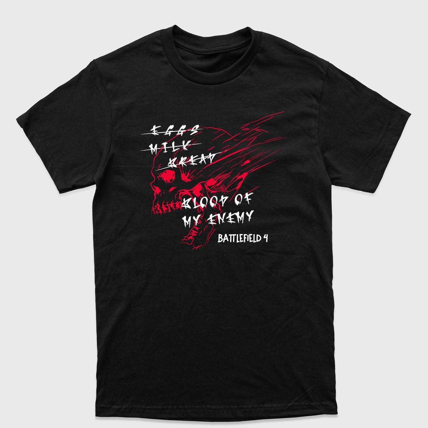 Camiseta Básica Bloody of Enemy BF4