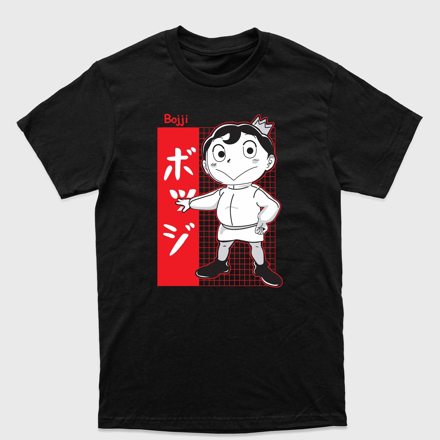 Camiseta Básica Bojji Ranking of Kings - preto