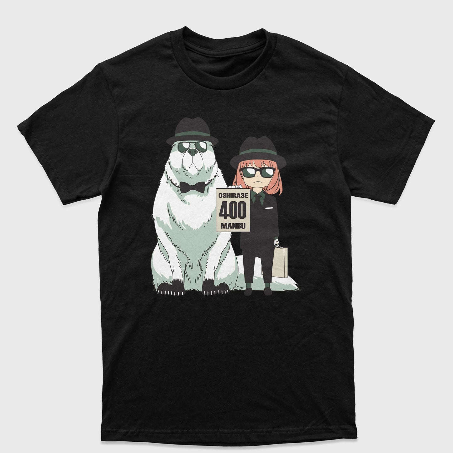 Camiseta Básica Bond e Anya Spy x Family