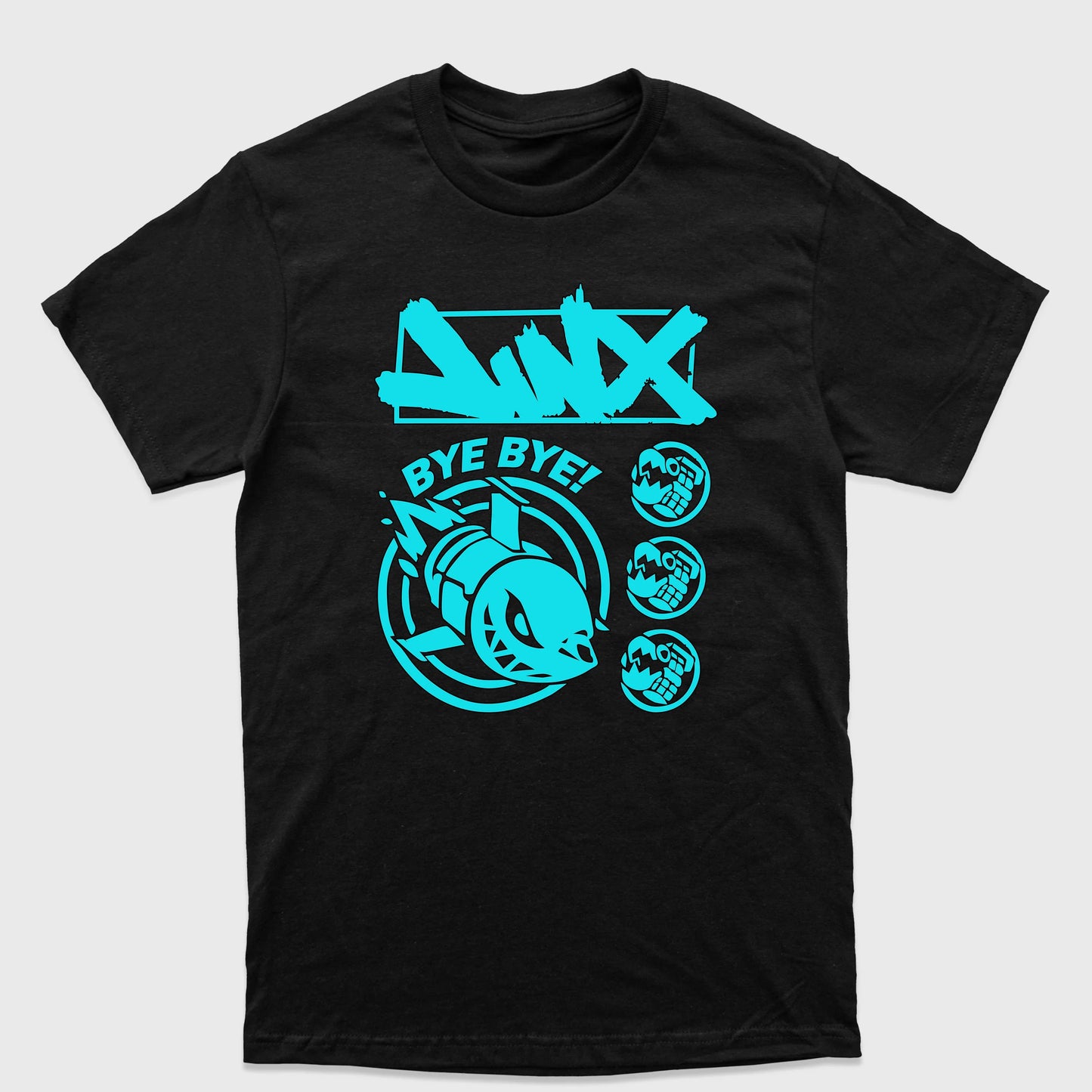 Camiseta Básica Bye Bye Jinx Ultimate LoL