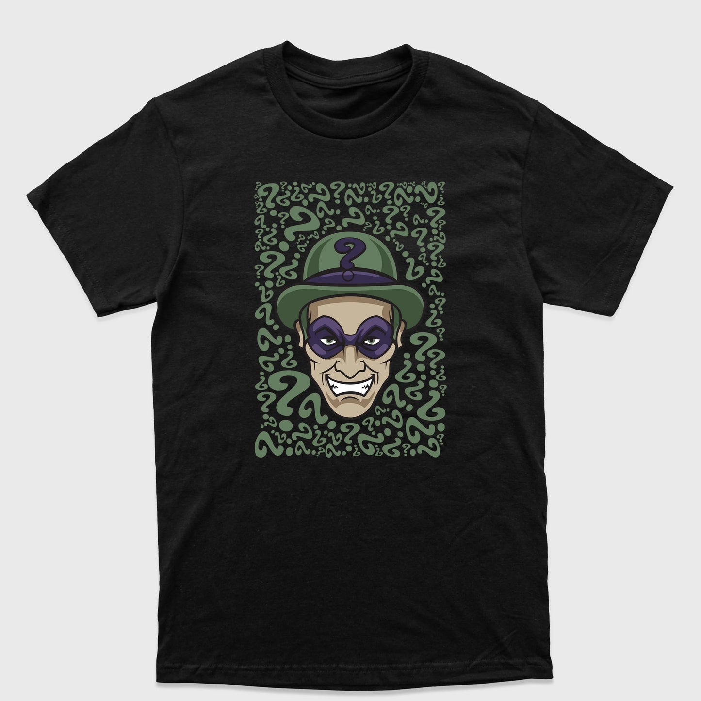Camiseta Básica Charada DC Comics Preto
