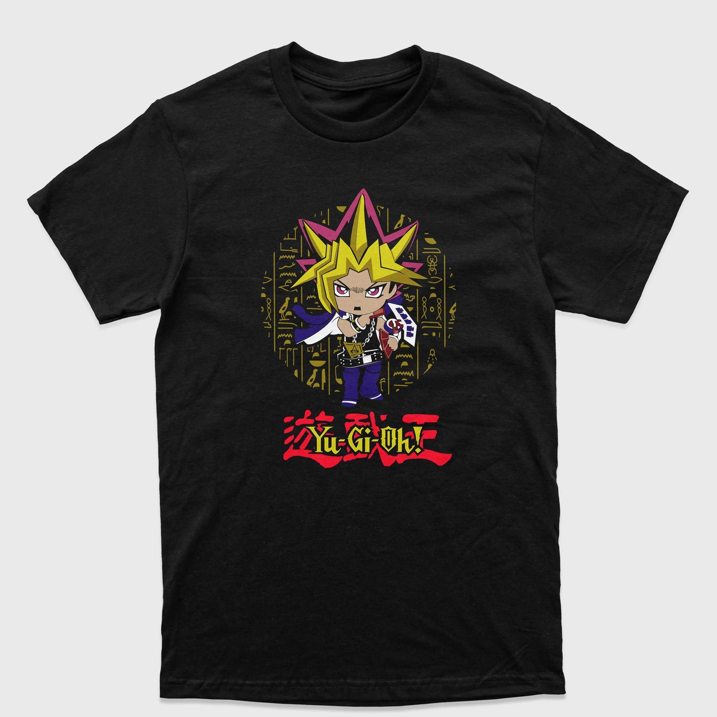 Camiseta Básica Chibi Yugi Mutou Yu-Gi-Oh