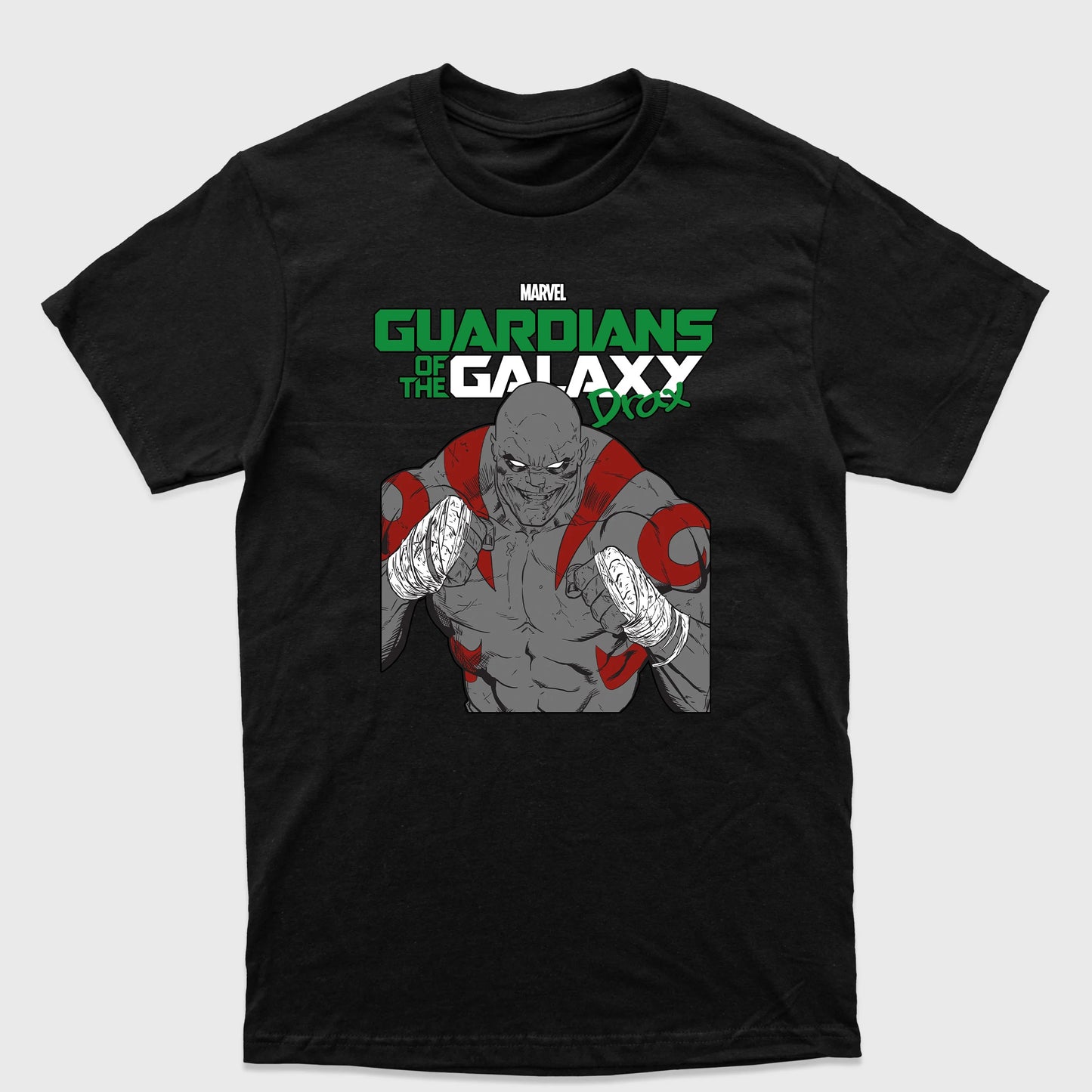 Camiseta Básica Drax Guardiões da Galáxia Preto