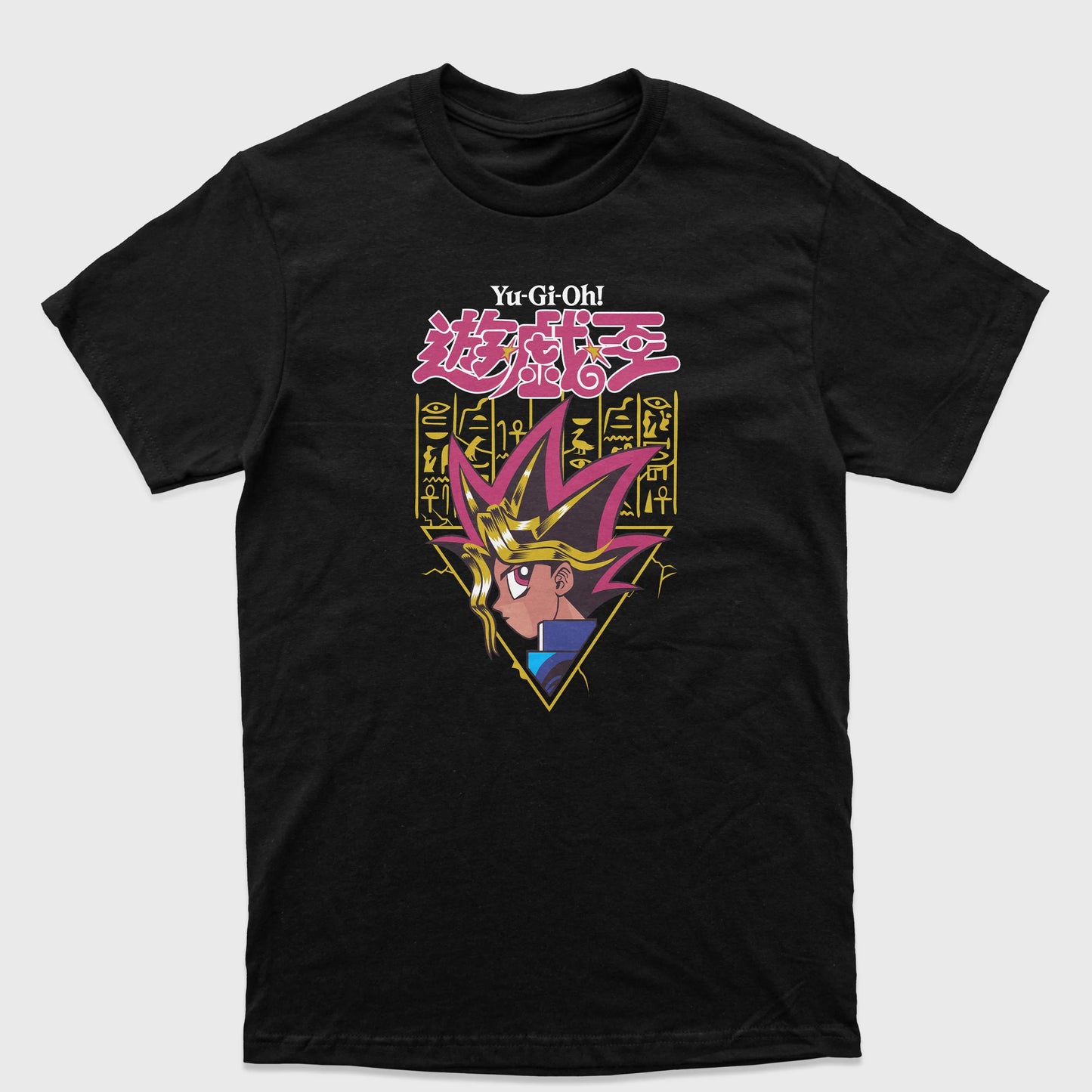 Camiseta Básica Face Yugi Yu-Gi-Oh