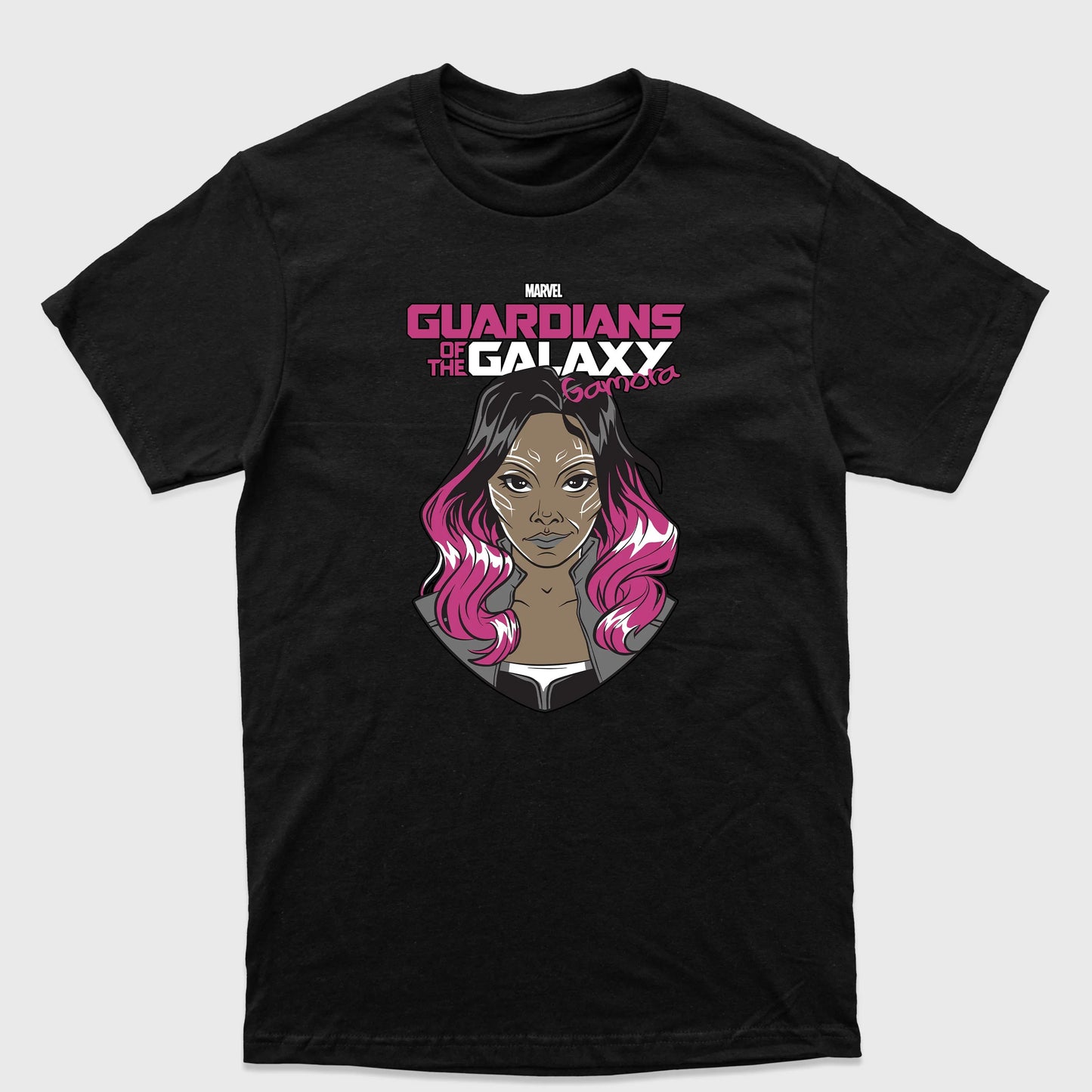 Camiseta Básica Gamora Guardiões da Galáxia Preto