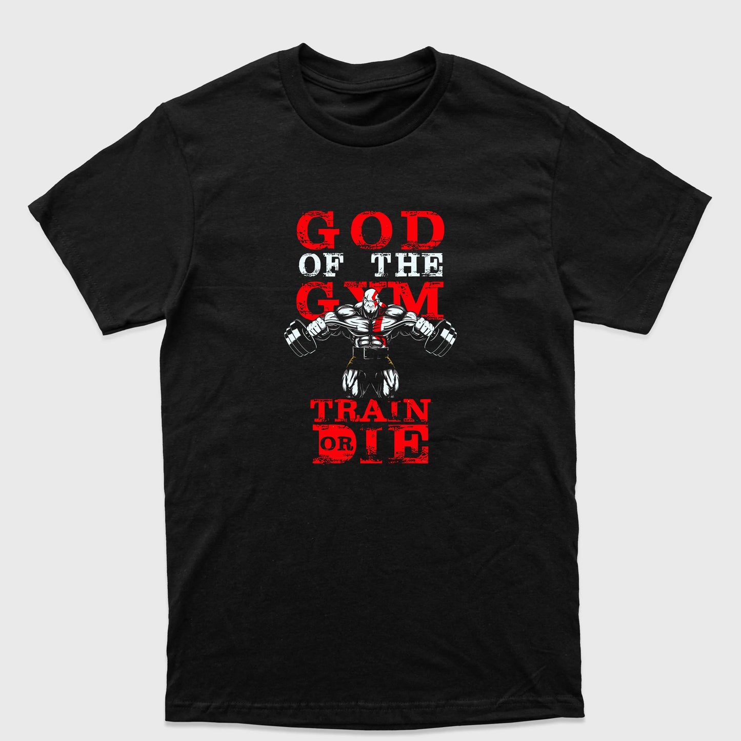 Camiseta Básica God of the Gym Kratos