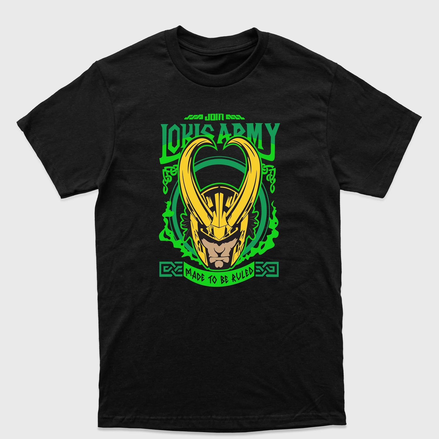 Camiseta Básica Join Lokis Army Preto