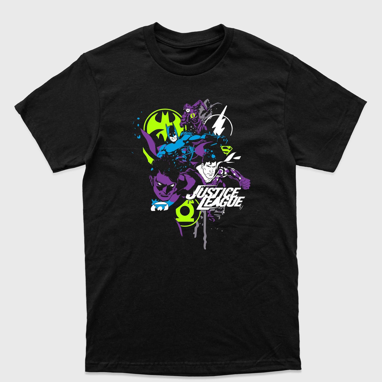 Camiseta Básica Justice League Preto