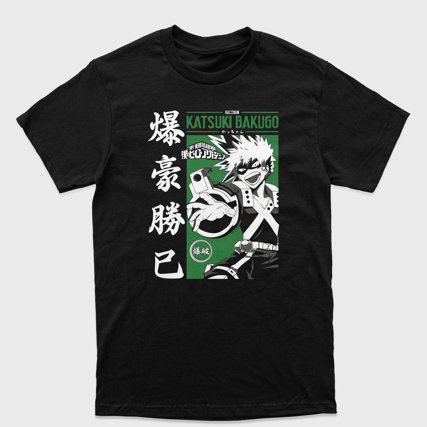 Camiseta Básica Katsuki Bakugo My Hero Academy