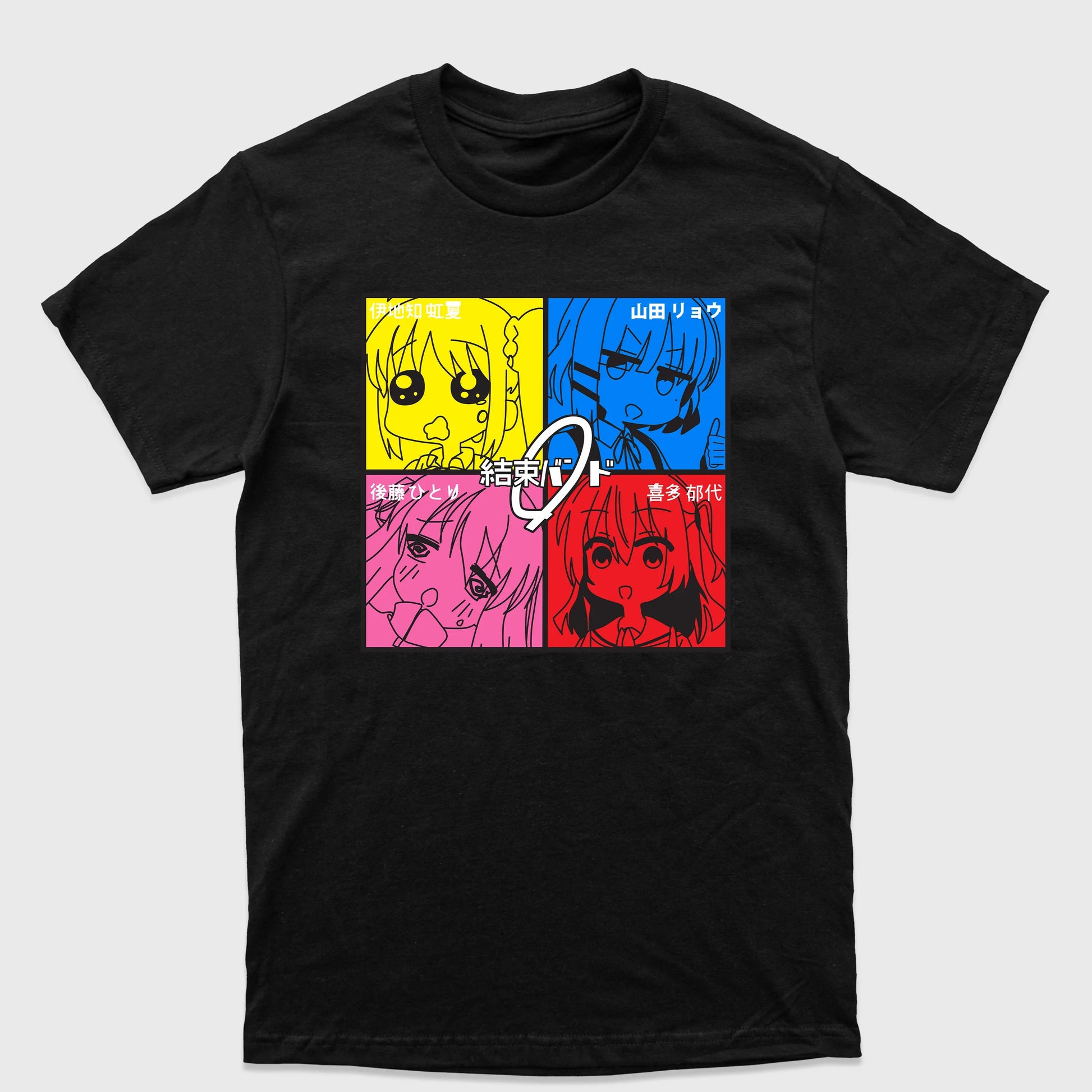 Camiseta Básica Kessoku Band Cute Bocchi the Rock