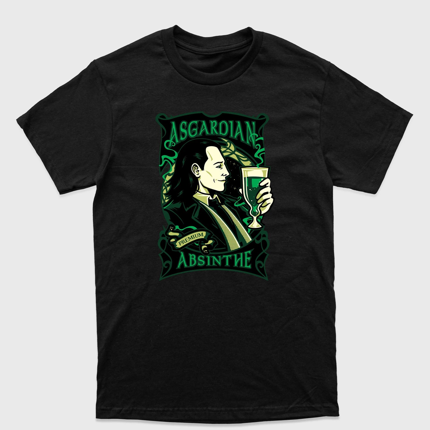 Camiseta Básica Loki Asgardian Absinthe Preto