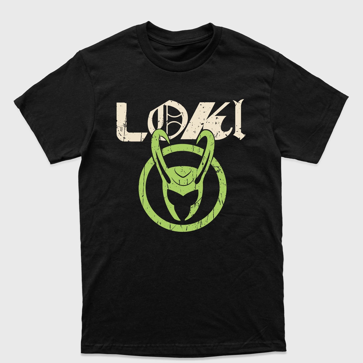Camiseta Básica Loki Helmet Logo Preto