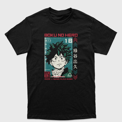 Camiseta Básica Midoriya Izuku My Hero Academy