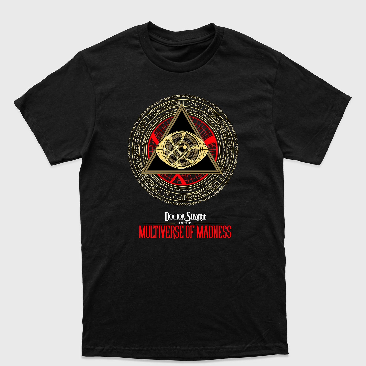 Camiseta Básica Olho de Agamoto Dr. Strange Preto