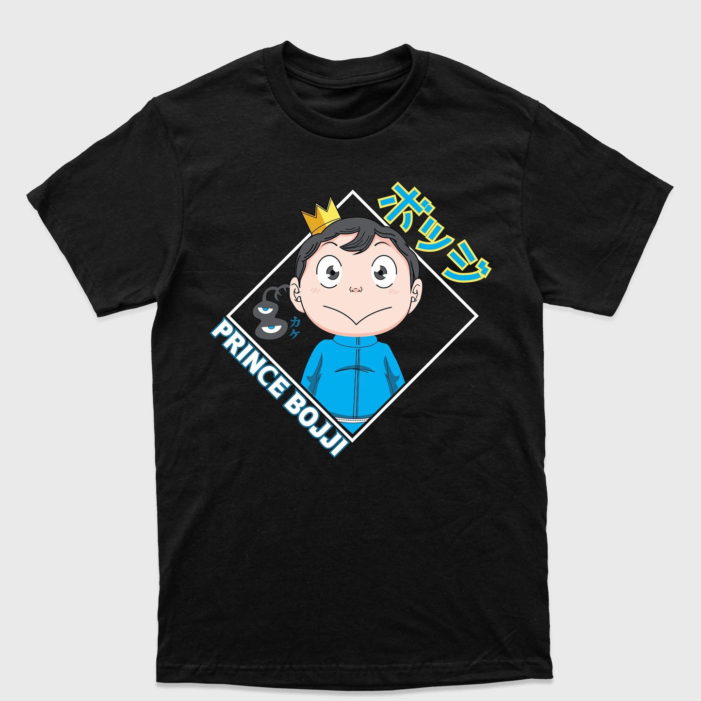 Camiseta Básica Prince Bojji Ousama Ranking Of kings - Preto
