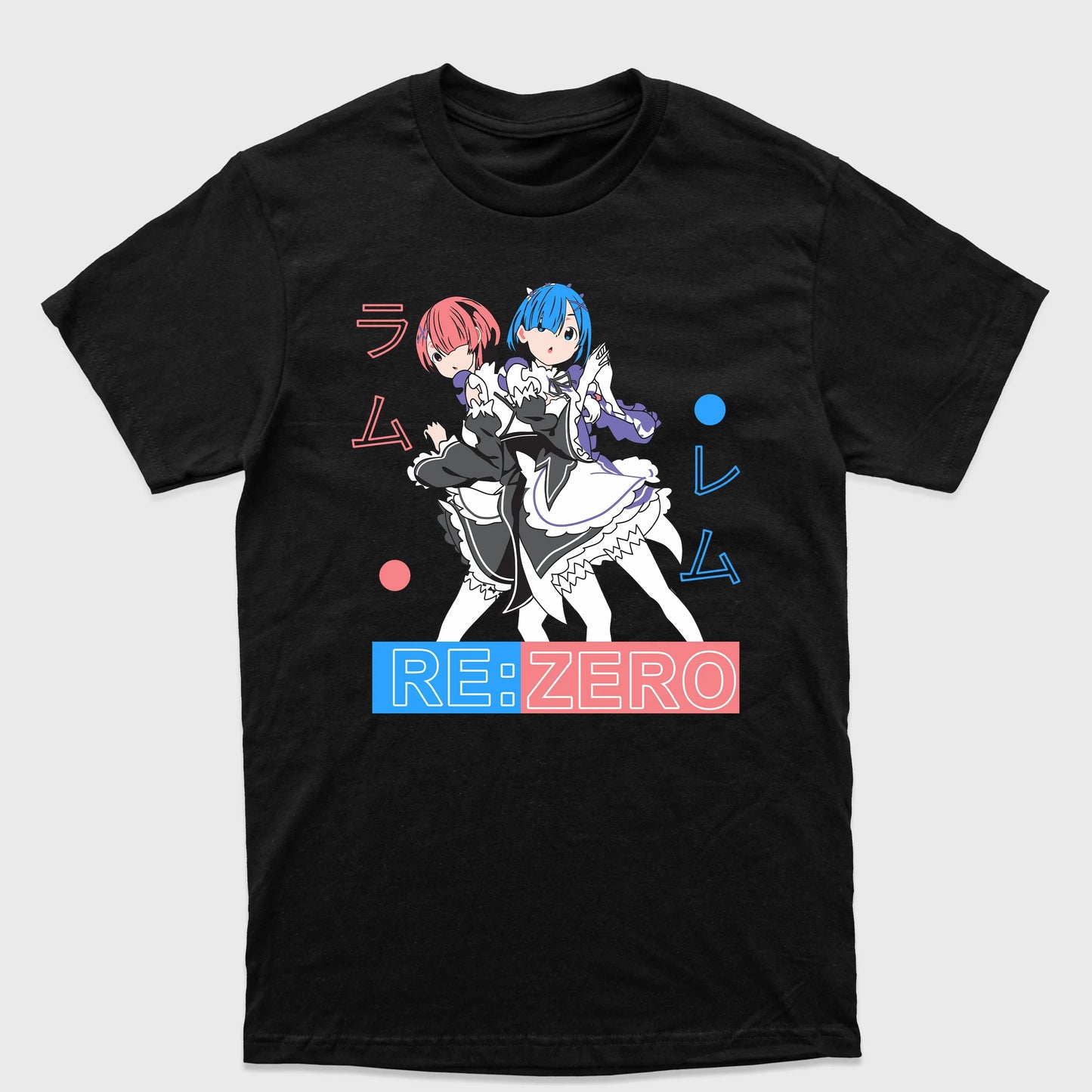 Camiseta Básica Ram e Rem ReZero