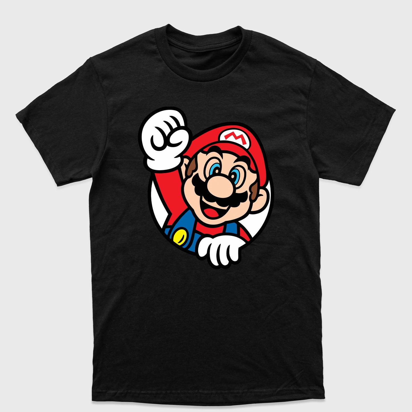 Camiseta Básica Retrato Mário Comemorando