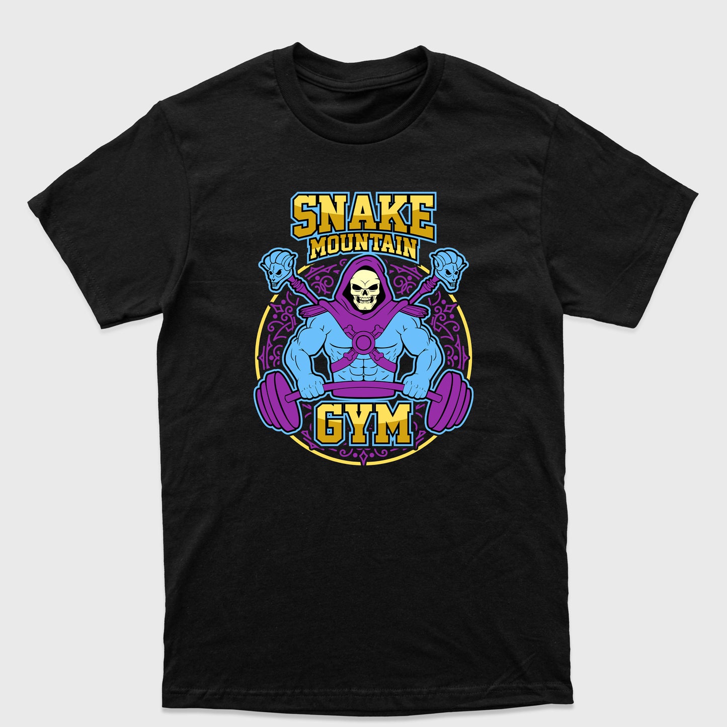 Camiseta Básica Snake Mountain Gym Skull