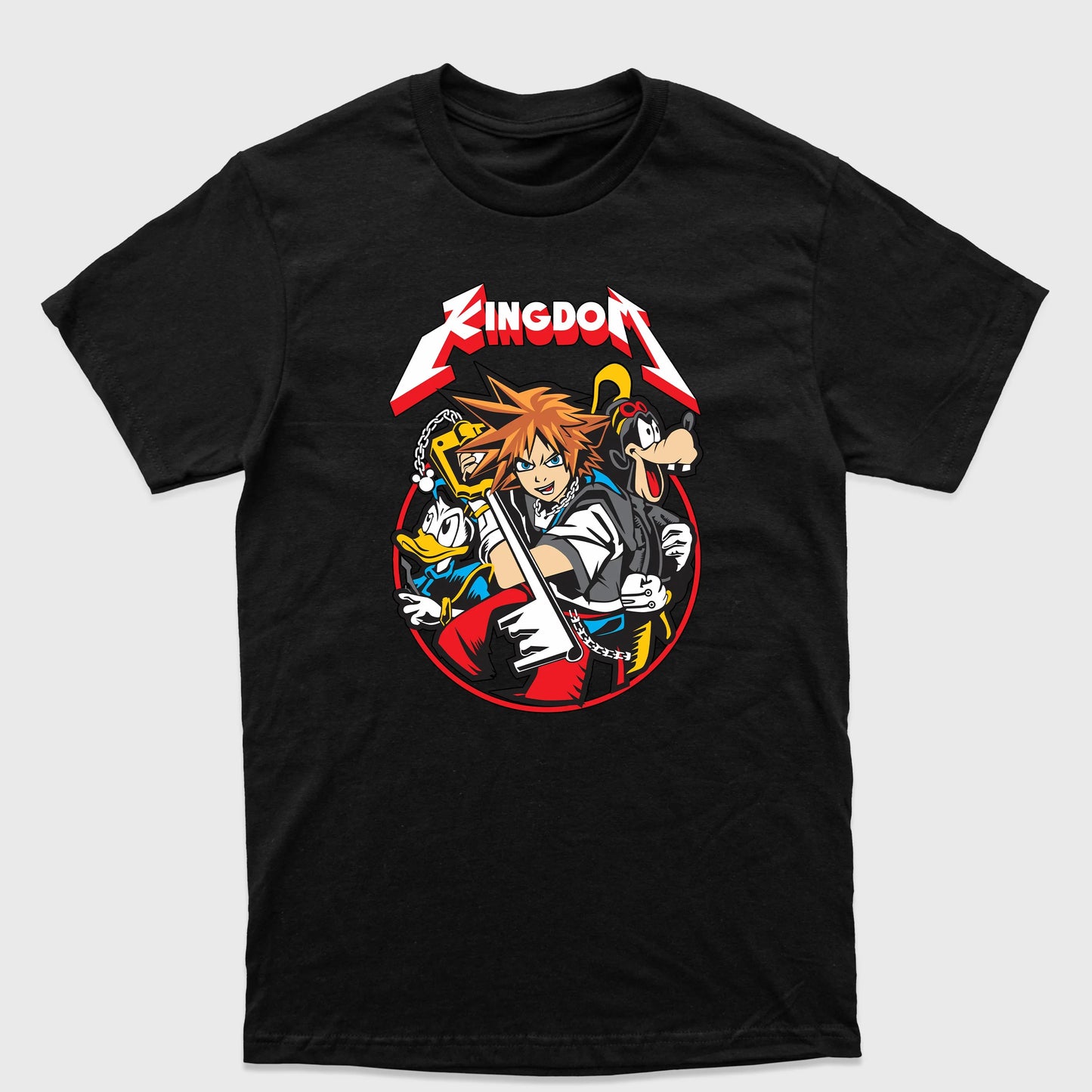 Camiseta Básica Sora Kingdom Hearts Game