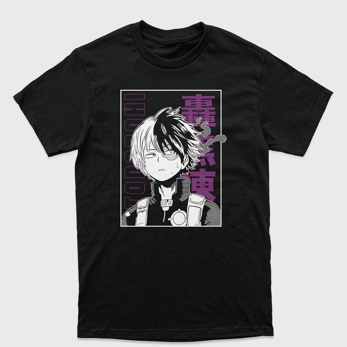 Camiseta Básica Todoroki Shoto My Hero Academy