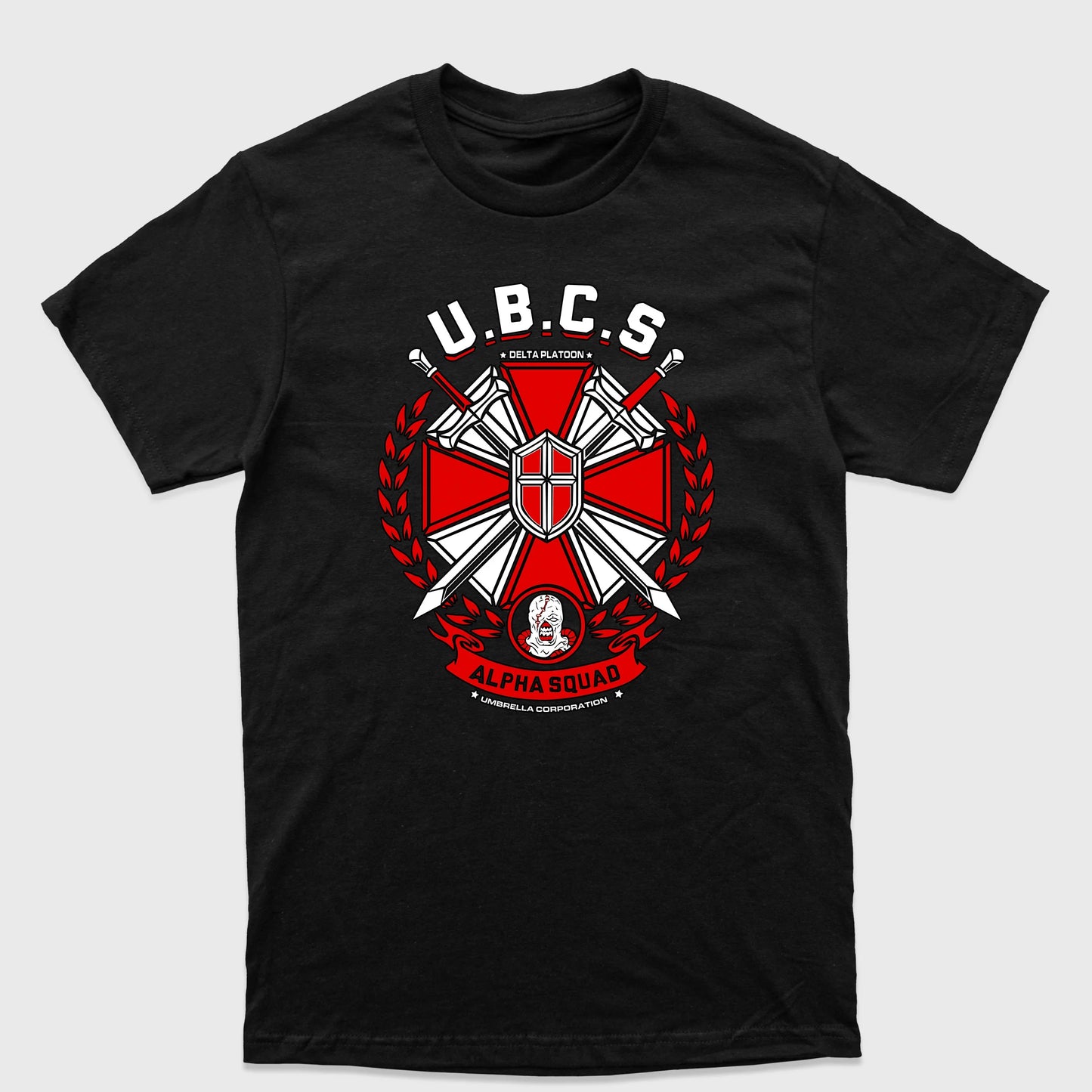 Camiseta Básica Umbrella Corporation UBCS Resident Evil