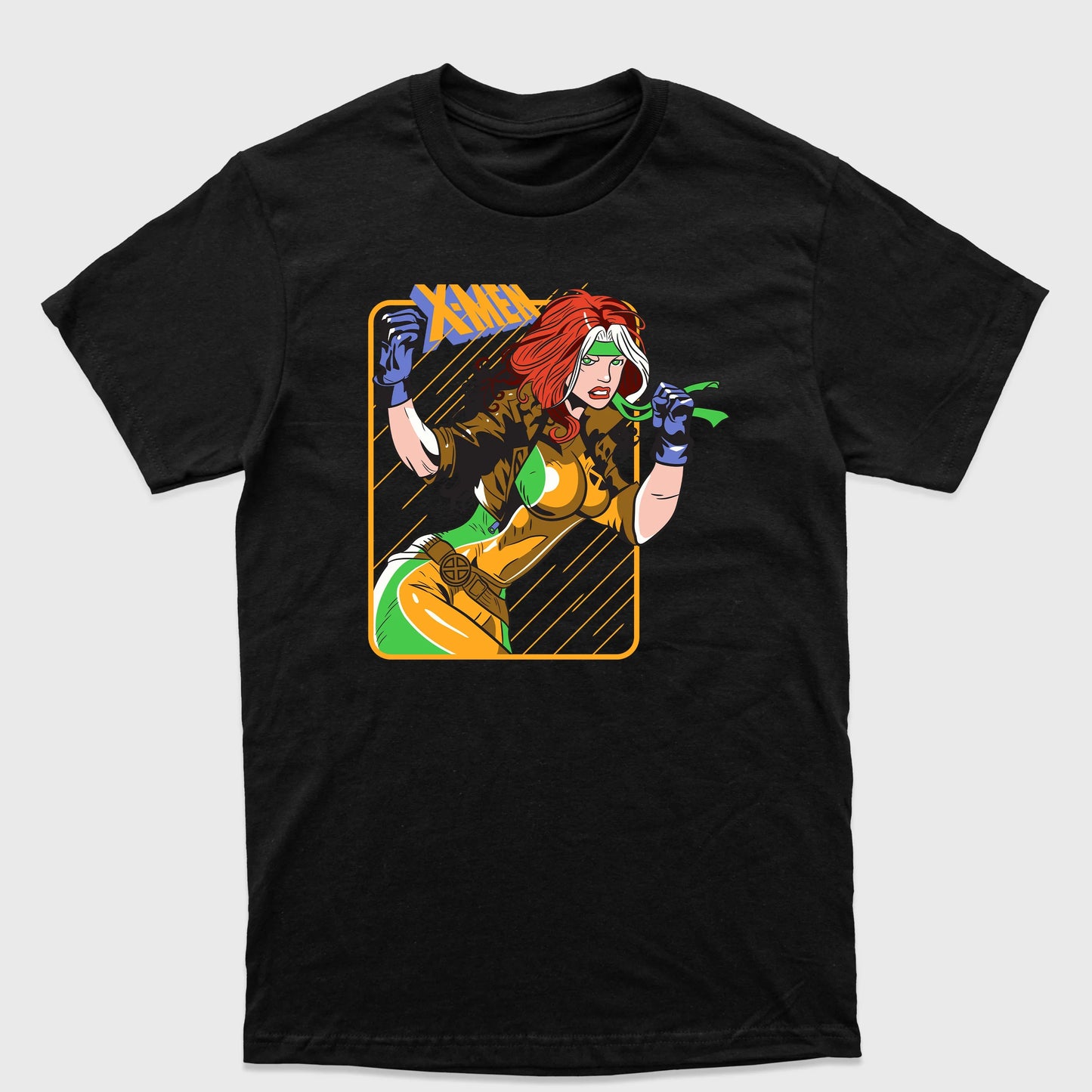 Camiseta Básica Vampira X-Men Preto