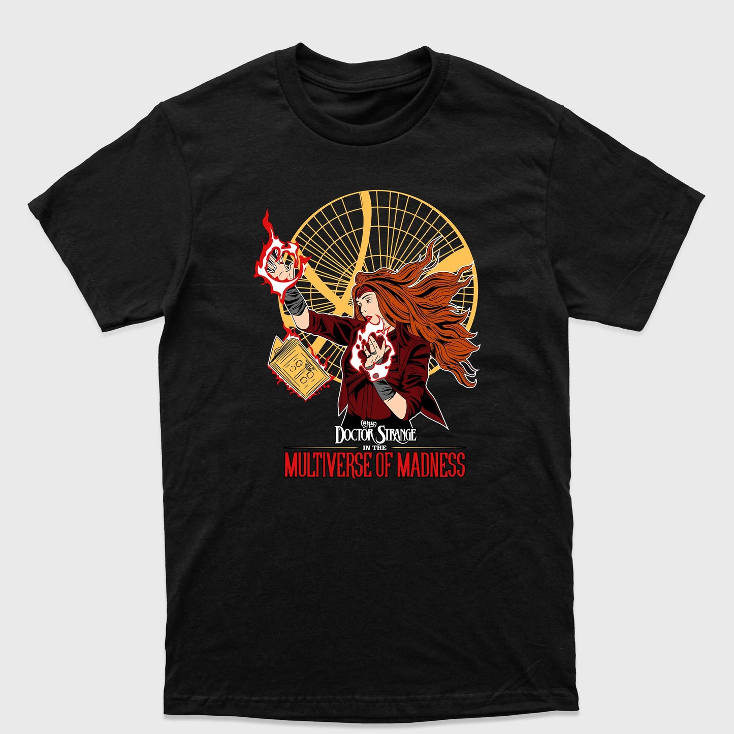 Camiseta Básica Wanda Livro Cagliostro Dr. Estranho Preto