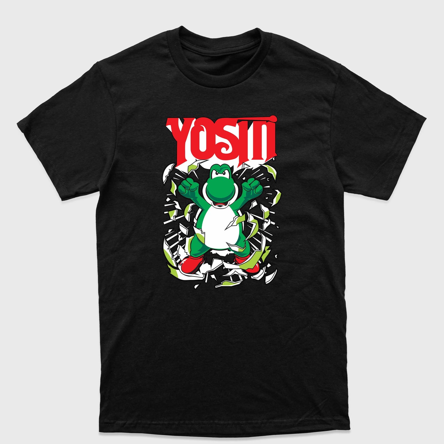 Camiseta Básica Yoshi Mario World Game