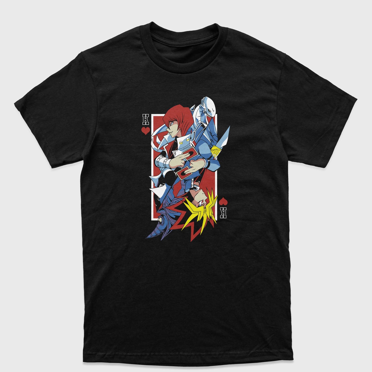 Camiseta Básica Yugi x Kaiba Anime Yu-Gi-Oh