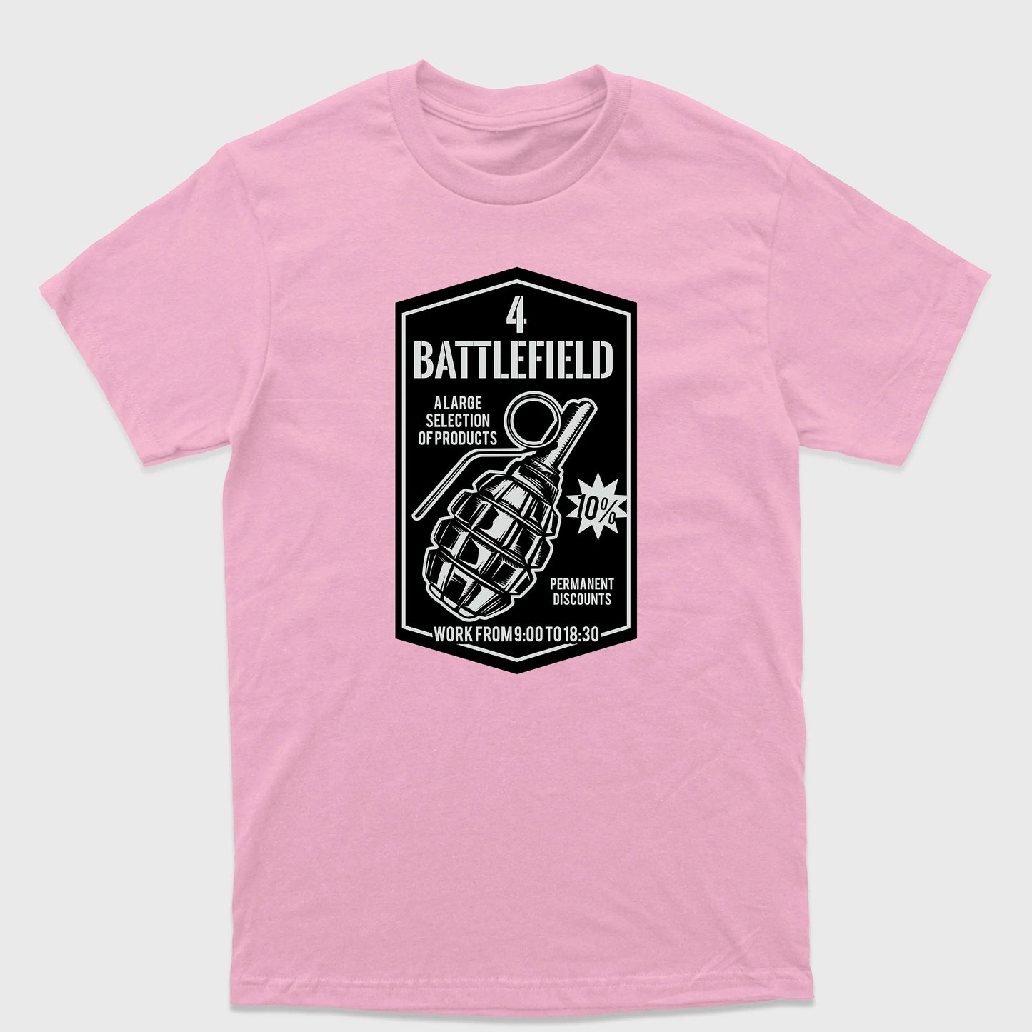 Camiseta Básica Battlefield 4 Grenade