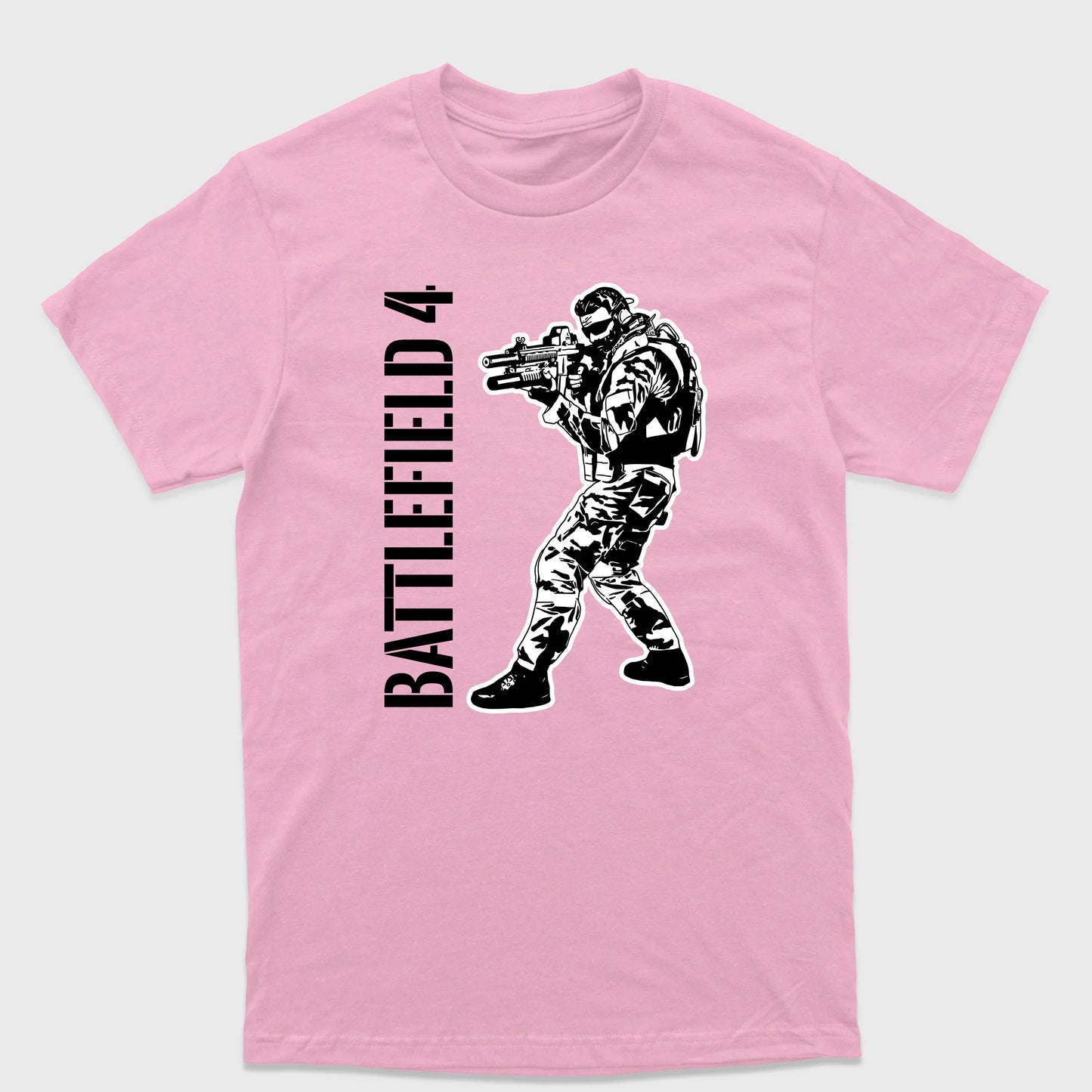 Camiseta Básica Battlefield 4 Soldier