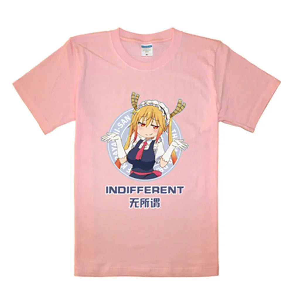 Camiseta Básica Indifferent Tohru Kobayashi San