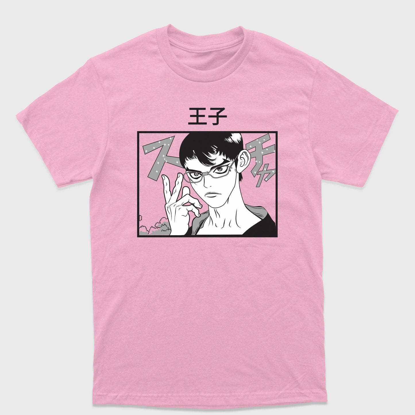 Camiseta Básica Kinro Dr. Stone Rosa Bebê