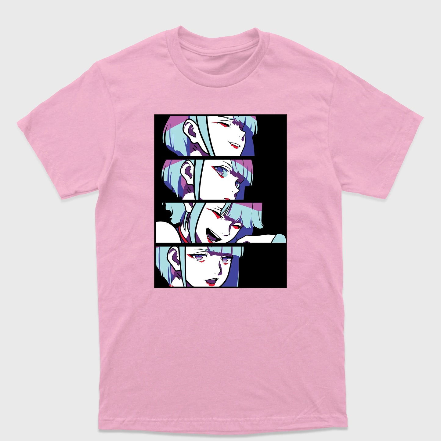 Camiseta Básica Lucy Cyberpunk Edgerunners
