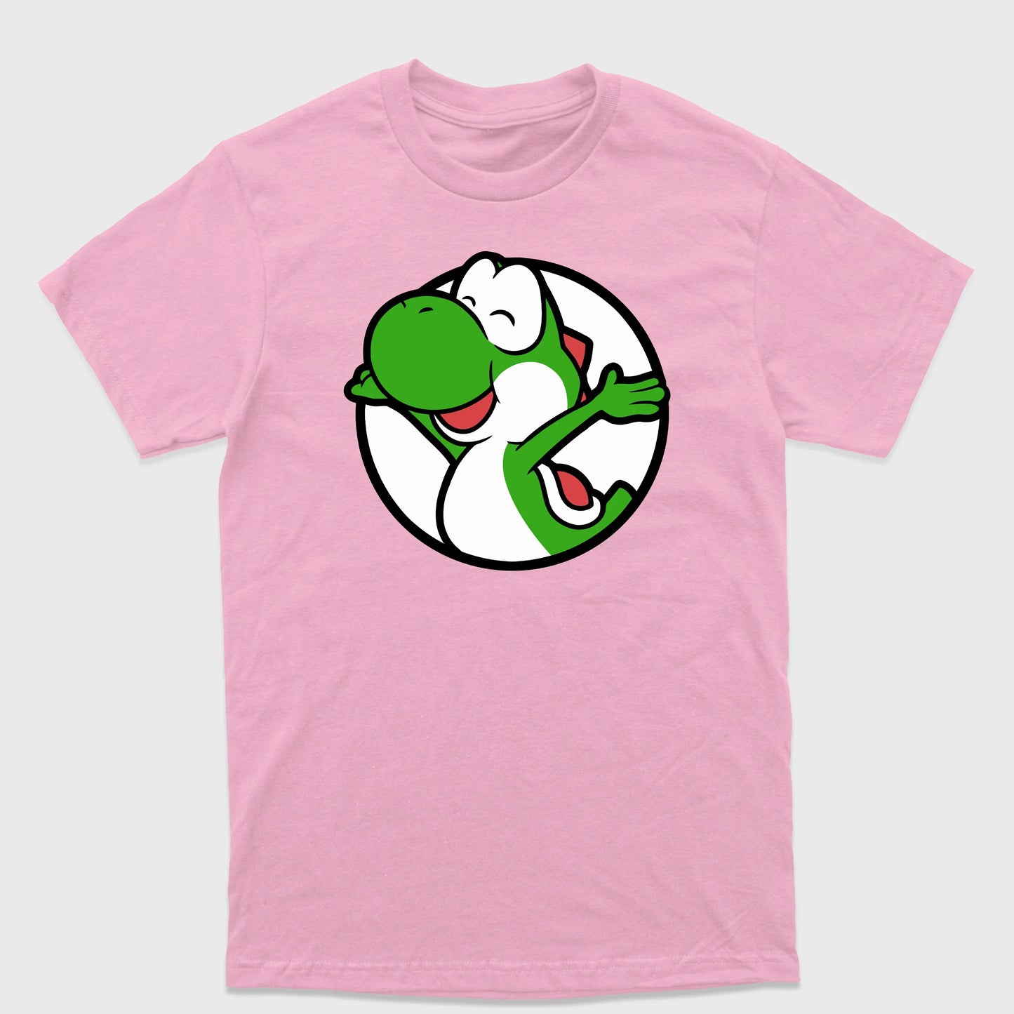Camiseta Básica Retrato Yoshi Alegre