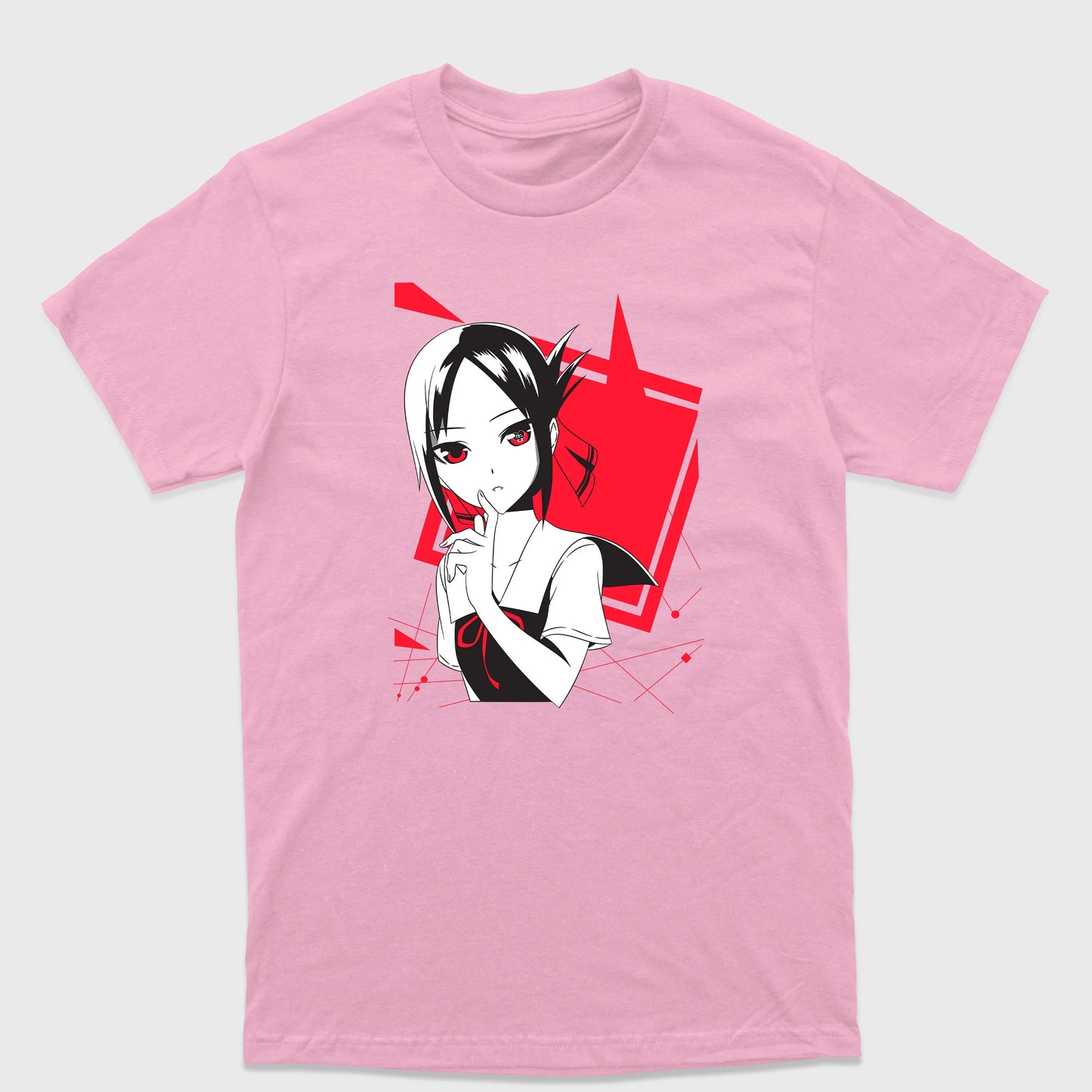 Camiseta Básica Shinomiya Pensativa Kaguya Sama
