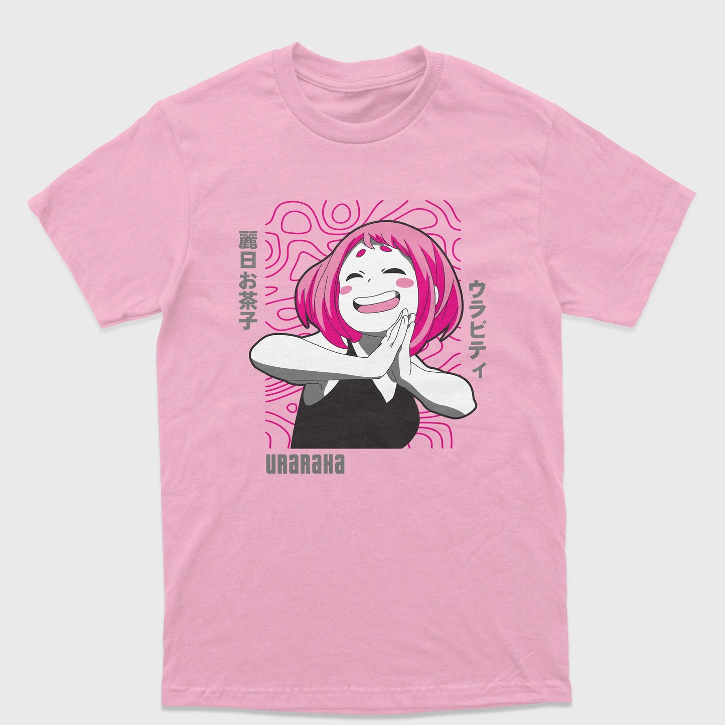 Camiseta Básica Uraraka Ochako My Hero Academy