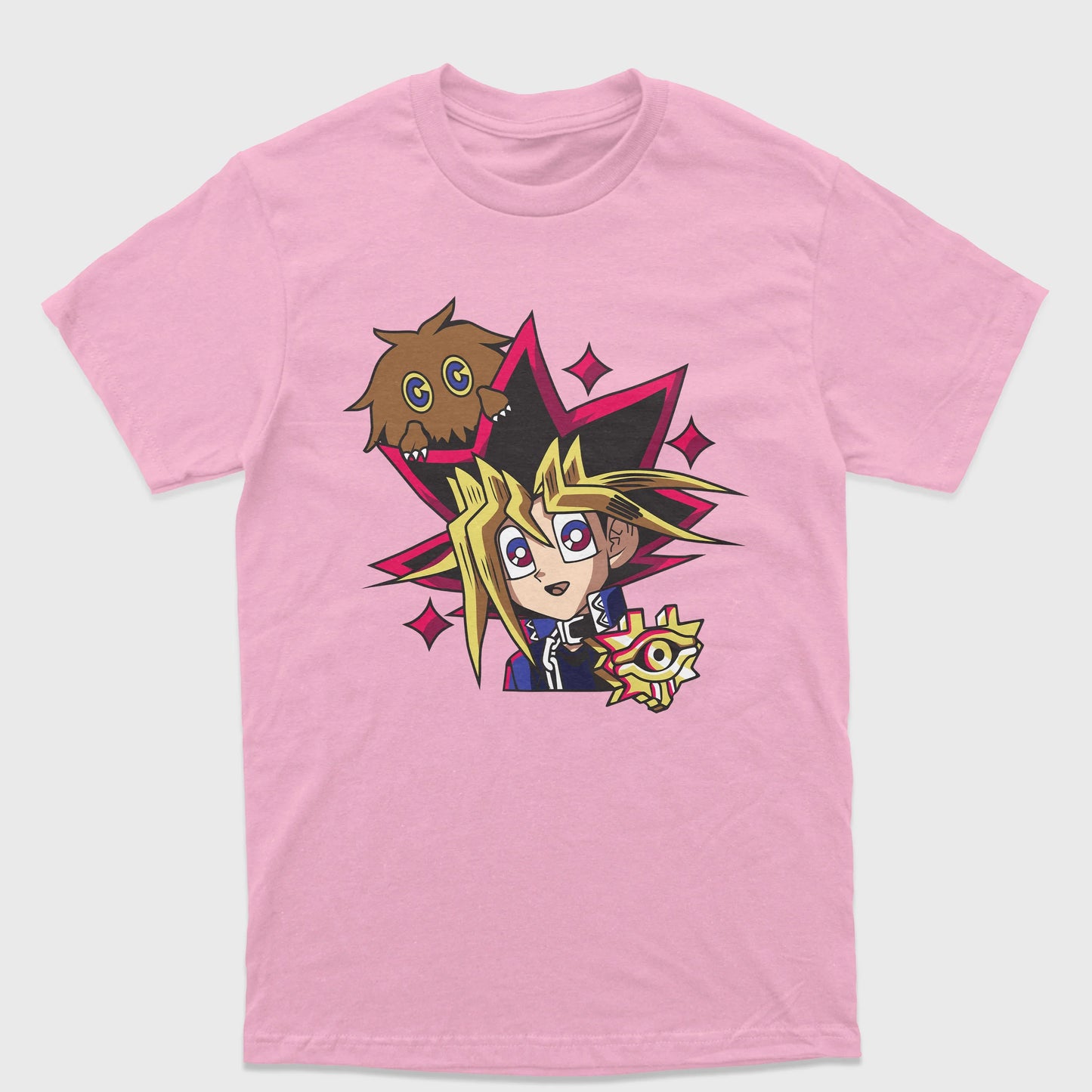 Camiseta Básica Yugi e Kuriboh Yu-Gi-Ohv