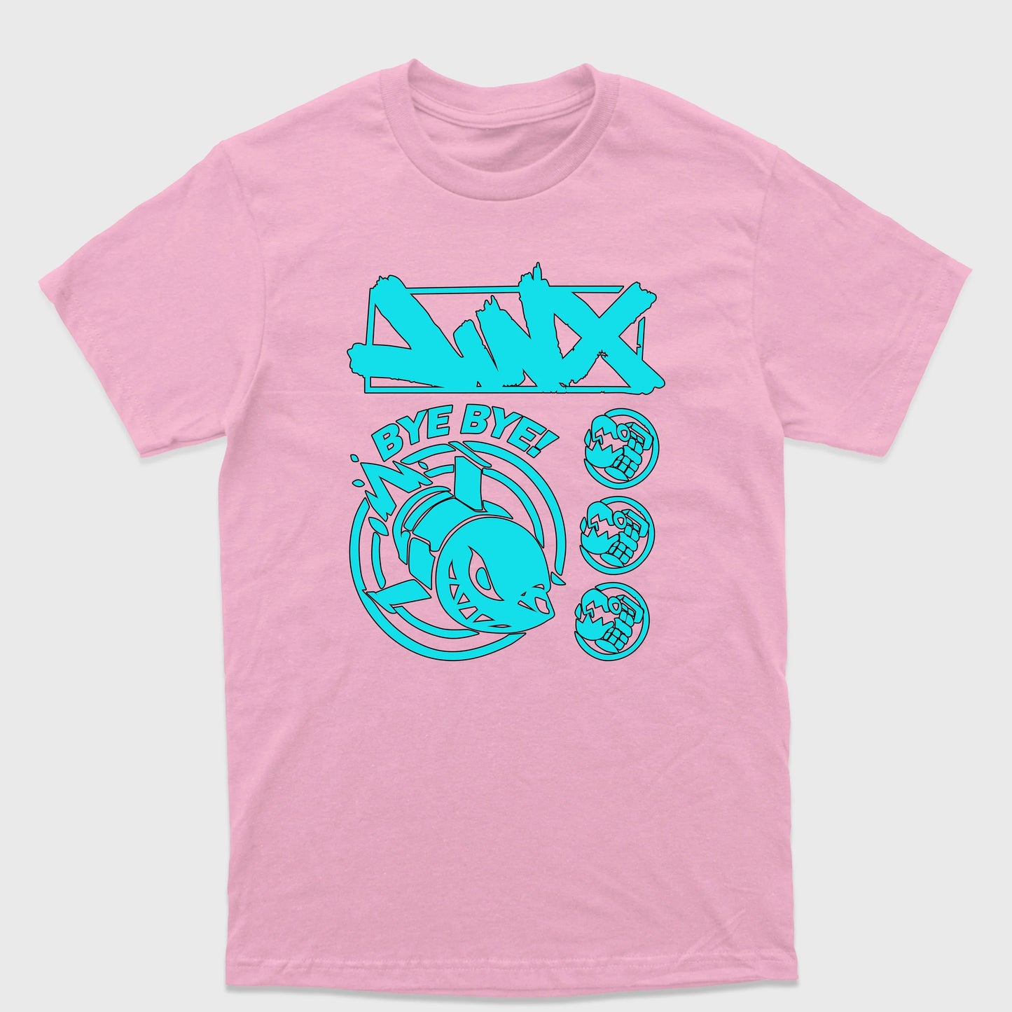 Camiseta Básica Bye Bye Jinx Ultimate LoL