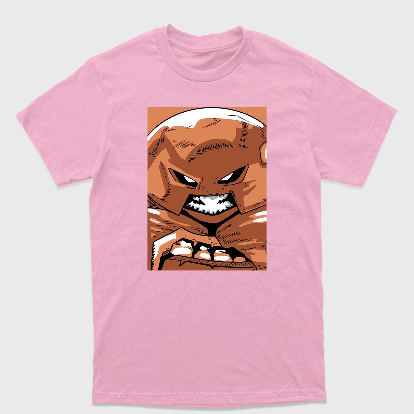 Camiseta Básica Juggernaut X-Men Rosa bebê