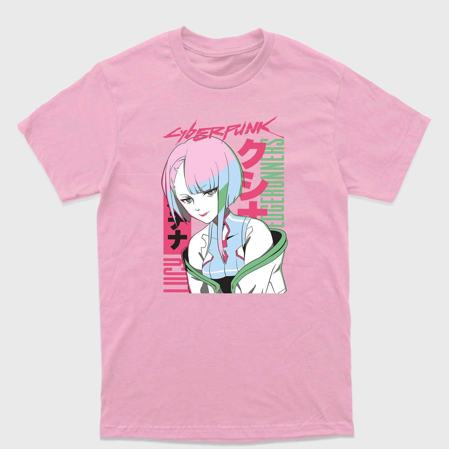 Camiseta Básica Lucy Cyberpunk