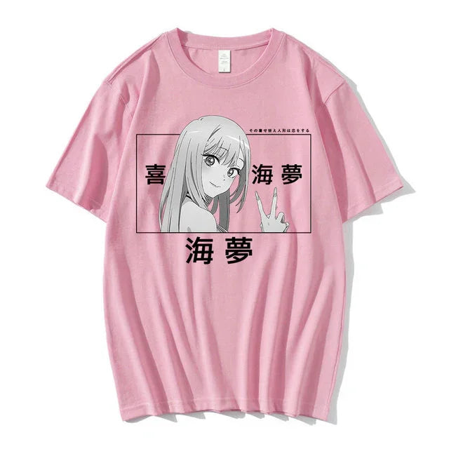 Camiseta Basica Marin Kitagawa do anime My Dress Up