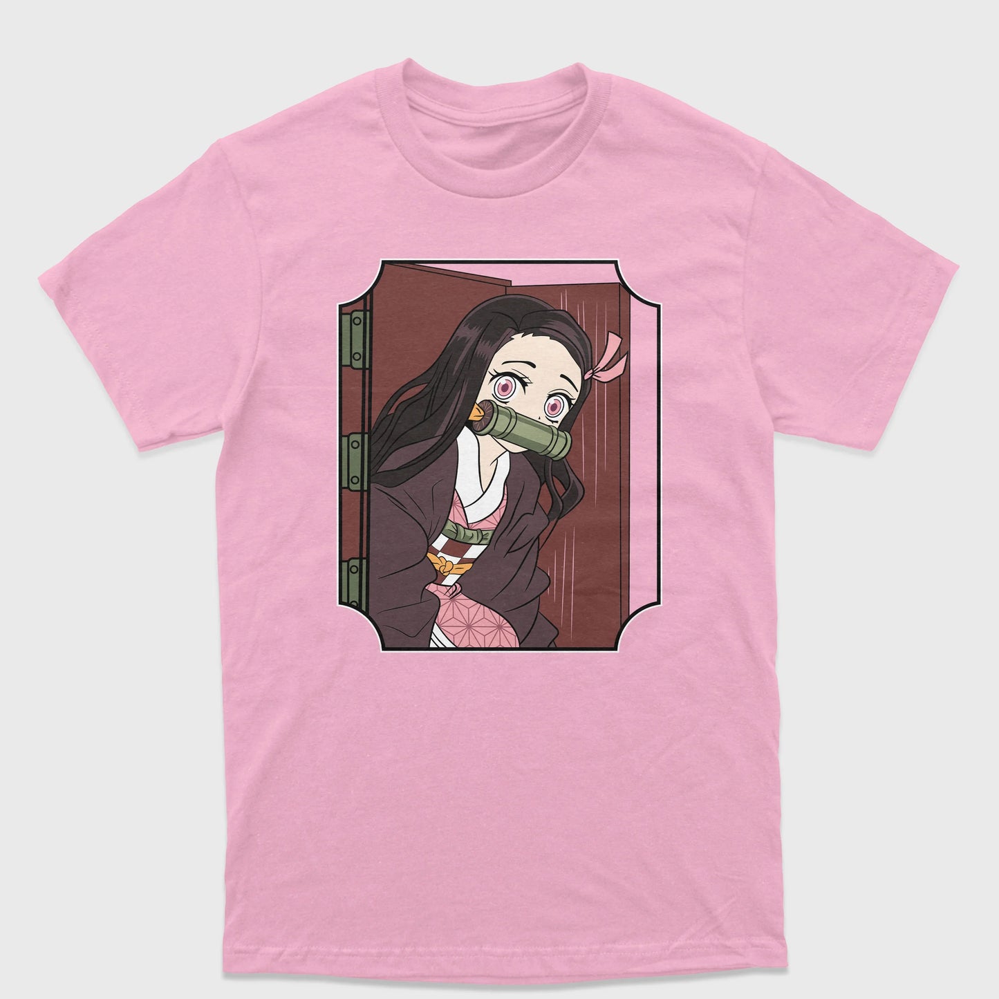 Camiseta Básica Nezuko Cute Box Demon Slayer