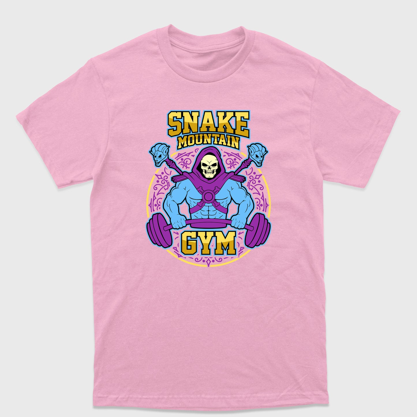 Camiseta Básica Snake Mountain Gym Skull