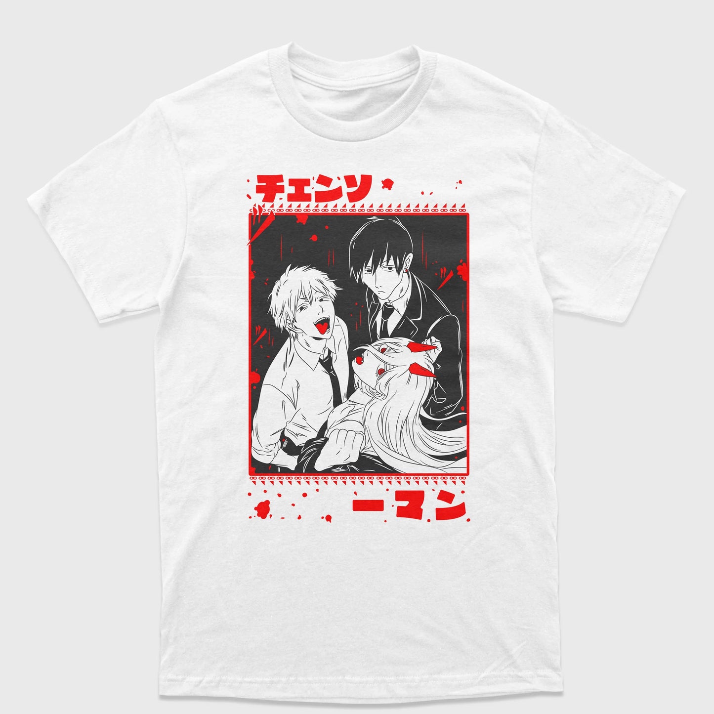 Camiseta Chainsaw Man Makima Aki Denji