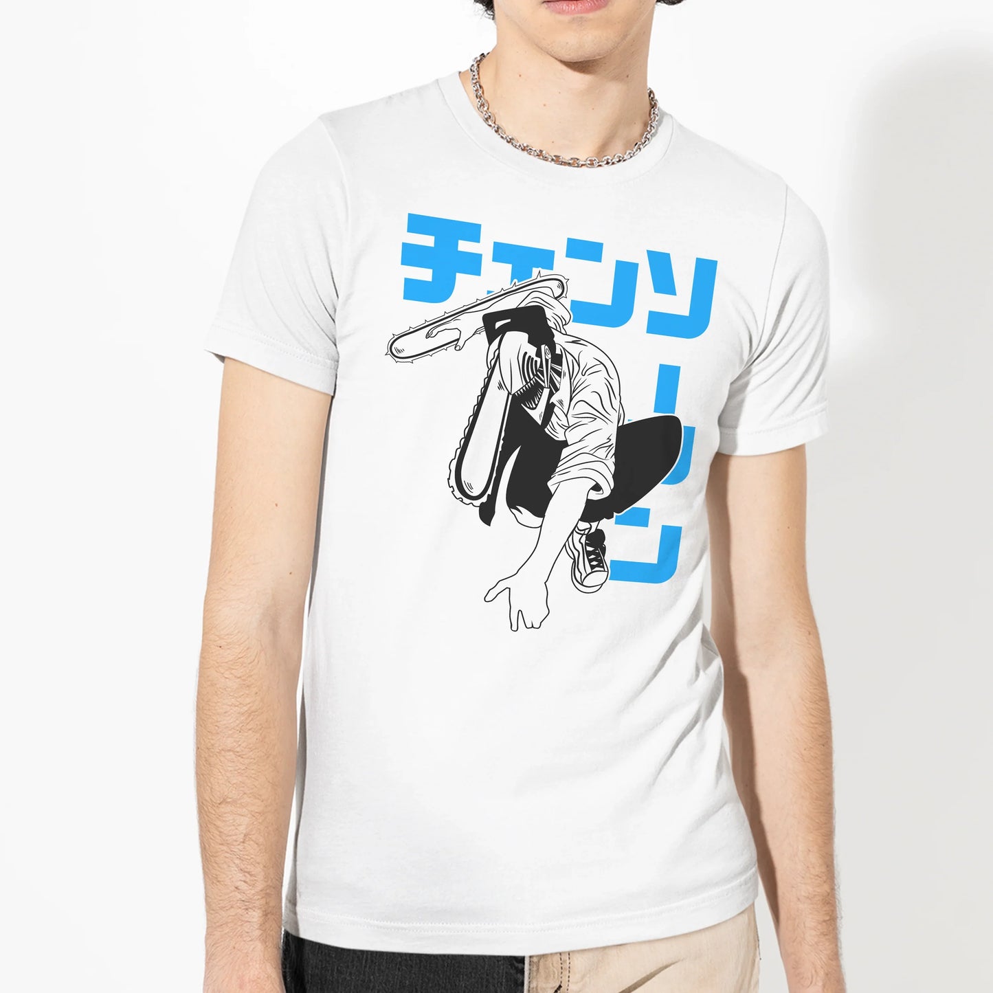 Camiseta Chainsaw Man Denji Serra