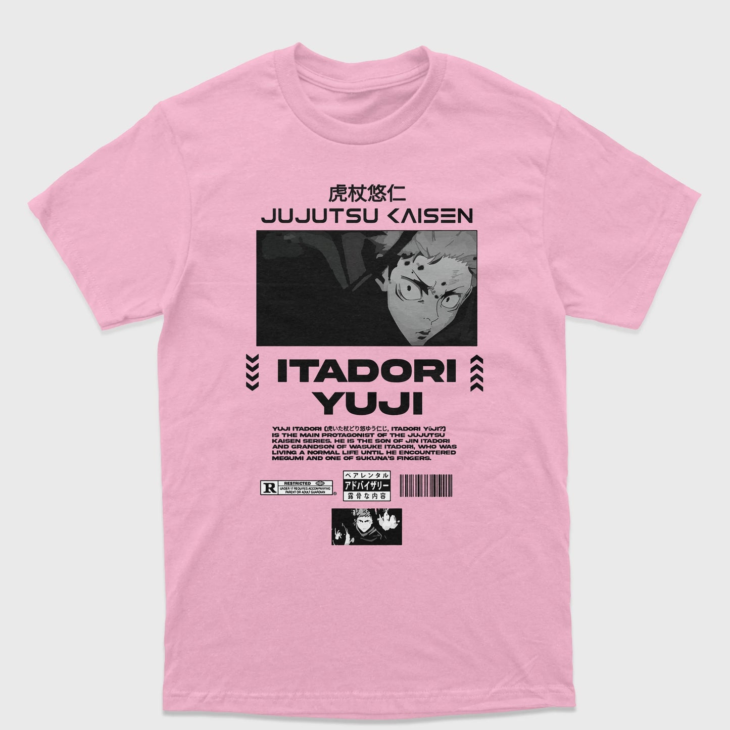 Camiseta Anime Jujutsu Kaisen Itadori Yuji
